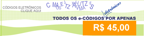 CODIGOS ELETRONICOS ATUALIZADOS